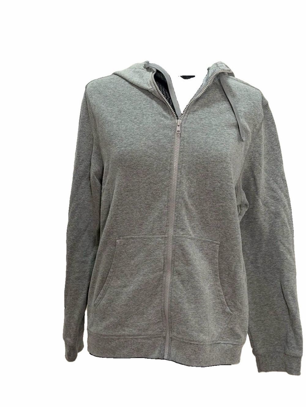 Ideology Grey Full-Zip Hooded Sweatshirt